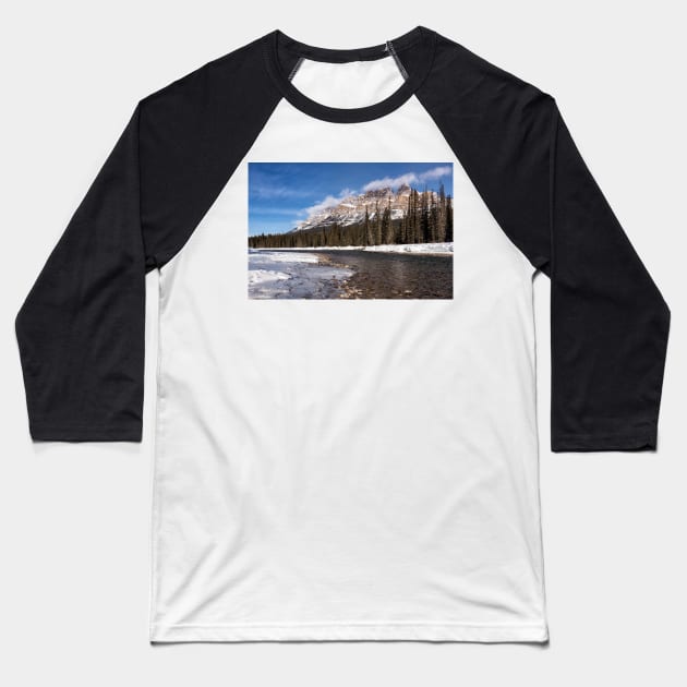 Floating Above the Peaks Baseball T-Shirt by krepsher